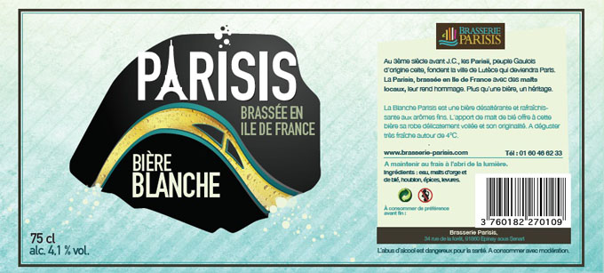 parisis blanche - biere paris parisis blanche - biere paris