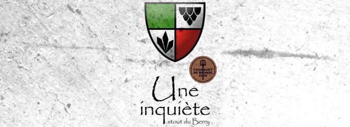 Une inquiète, bière noire du Berry (4,8°)