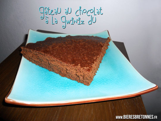 Gateau au chocolat a la biere Gwiniz Du Gateau au chocolat a la biere Gwiniz Du