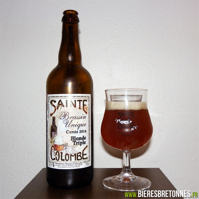 Sainte Colombe Blonde Triple Brassin Unique Cuvée 2014