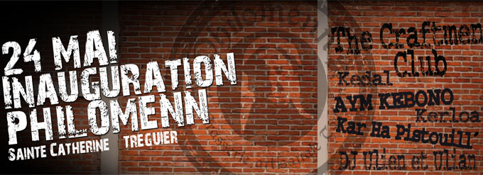Programme du 24 mai de l’inauguration de la brasserie Philomenn