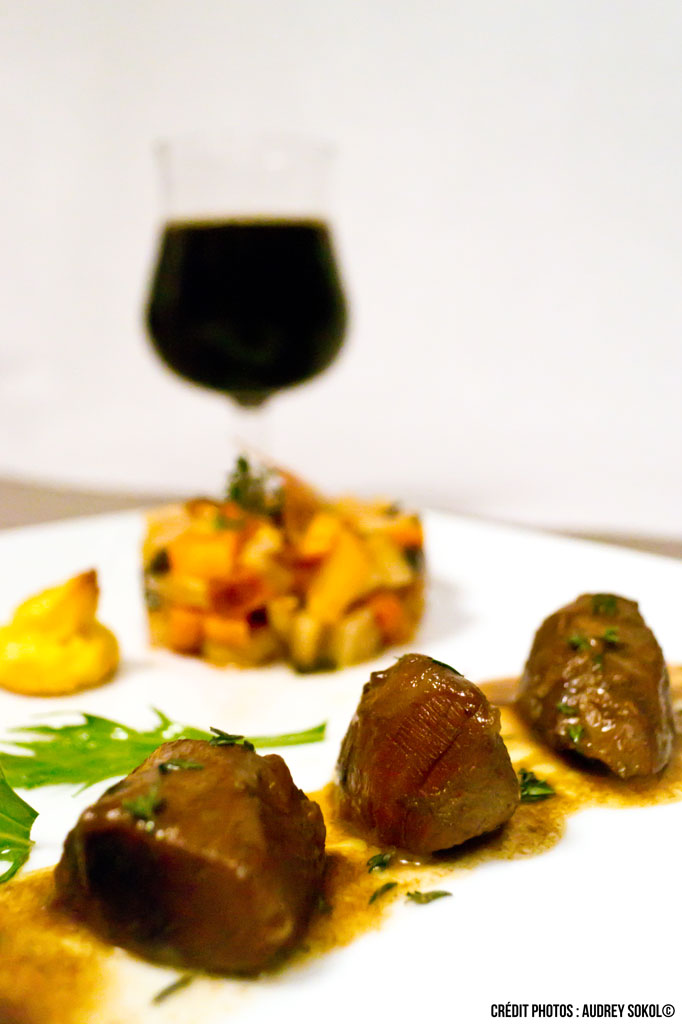 Civet de chevreuil à la biere