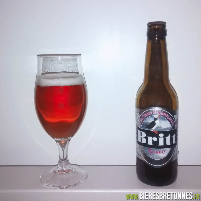 Bière Britt Rosée - Brasserie de Bretagne (Britt)