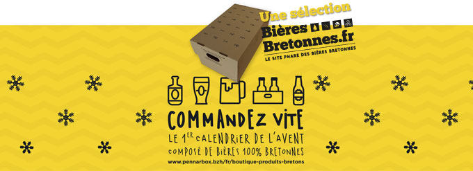 Calendrier de l’Avent des bières bretonnes 2015 avec Penn ar Box
