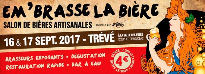 Salon Em’brasse la bière de Trévé 16-17 septembre 2017