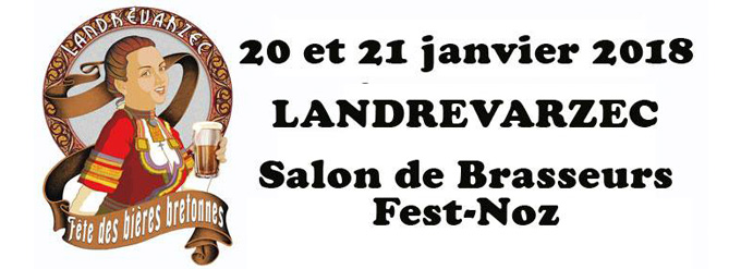 Fête des bières bretonnes de Landrévarzec Janvier 2018