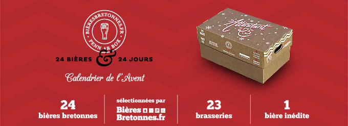 Le grand retour du calendrier de l’Avent de bières bretonnes artisanales !