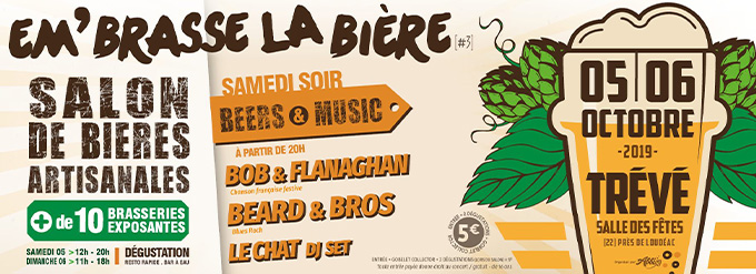 Salon Em’brasse La Bière 2019 à Trévé près de Loudéac