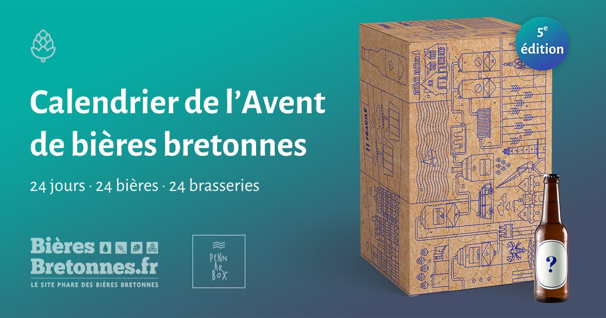 La 5e édition du calendrier de l’Avent de bières bretonnes est arrivée !