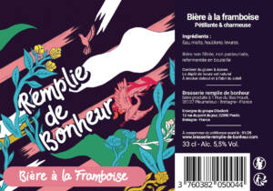 Brasserie Remplie De Bonheur 1 Biere Framboise