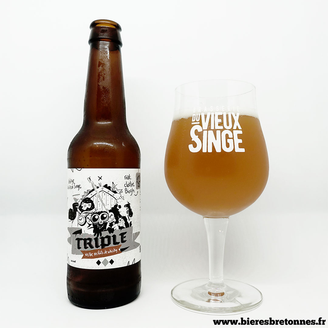 Vieux Singe Triple vieillie en fûts de whisky