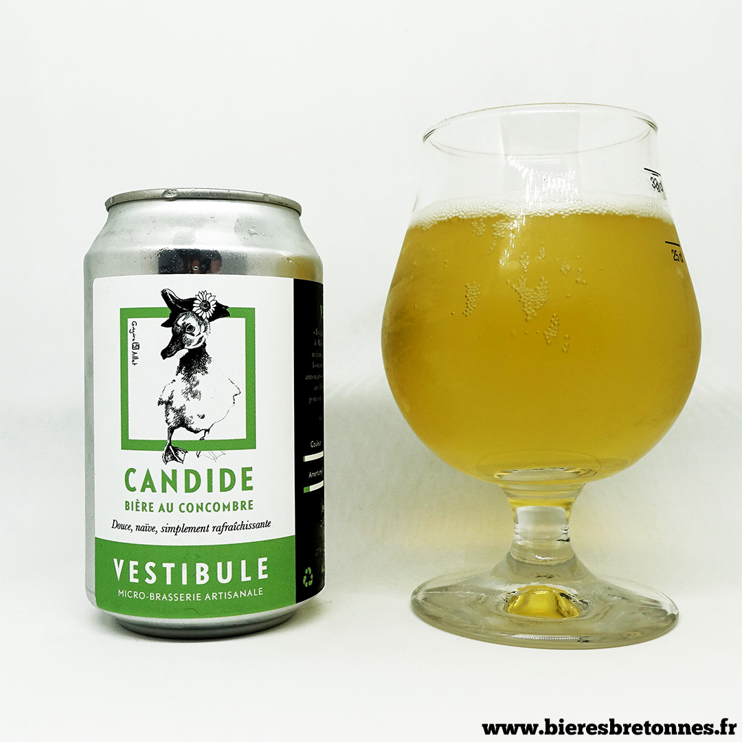 Candide Bière au Concombre - Brasserie Vestibule