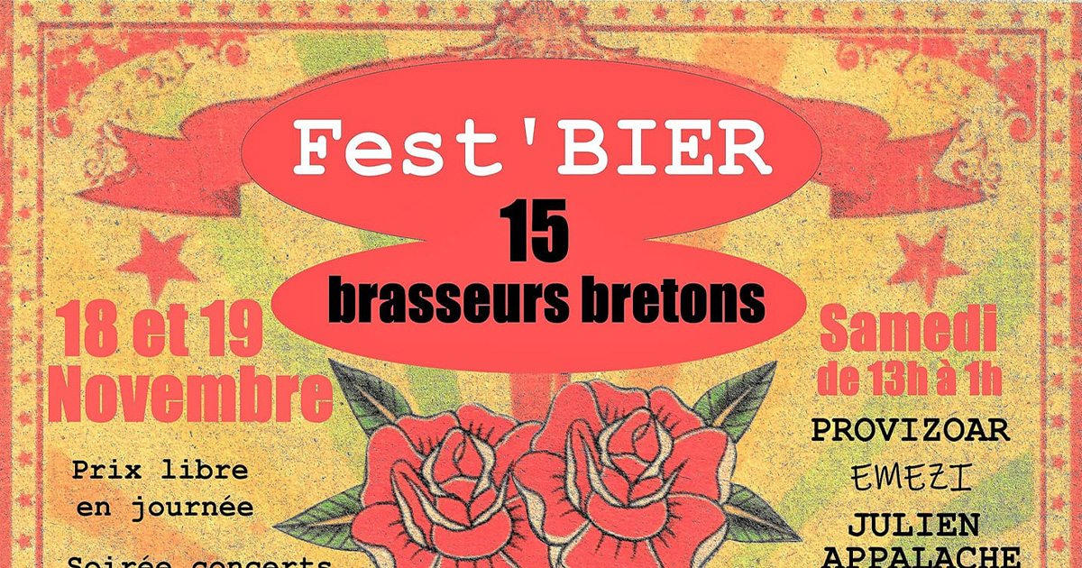 4ème édition du Fest&rsquo;bier à Ploudalmézeau