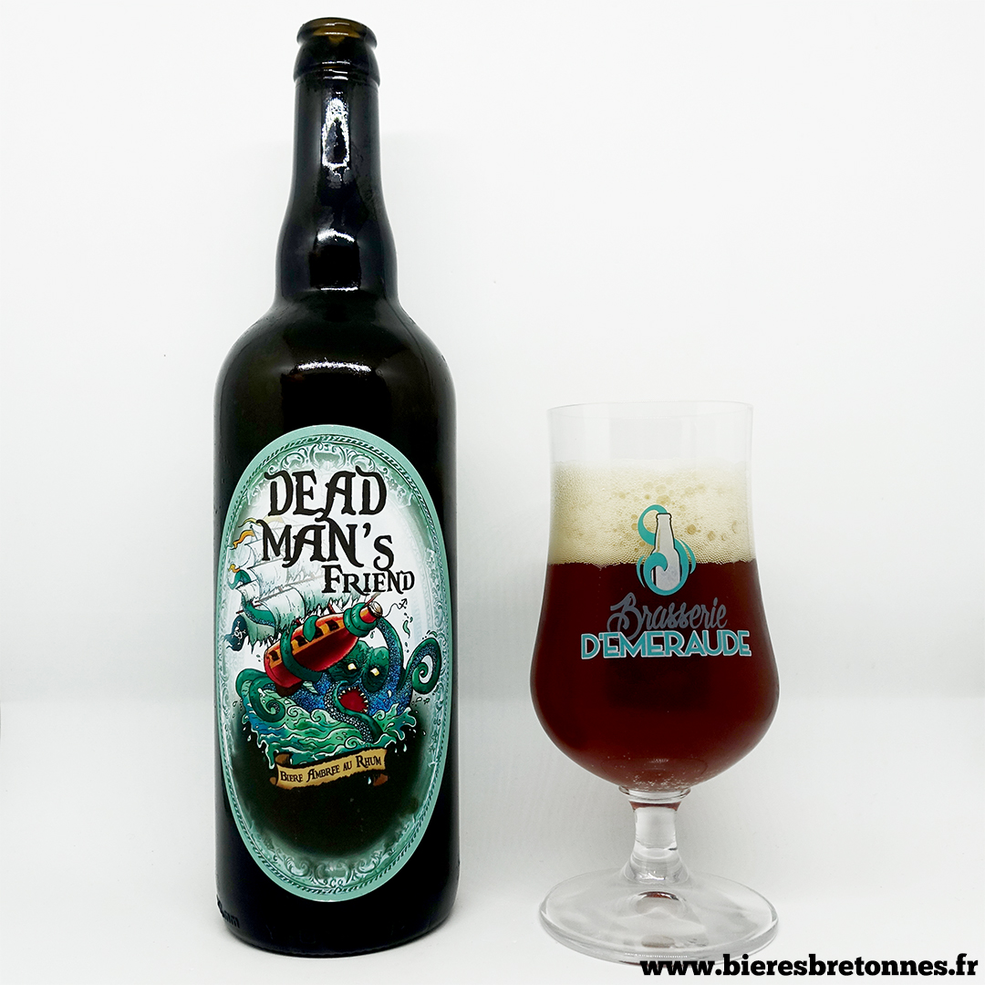 Dead Man’s Friend – Bière ambrée au rhum – Brasserie d’Émeraude
