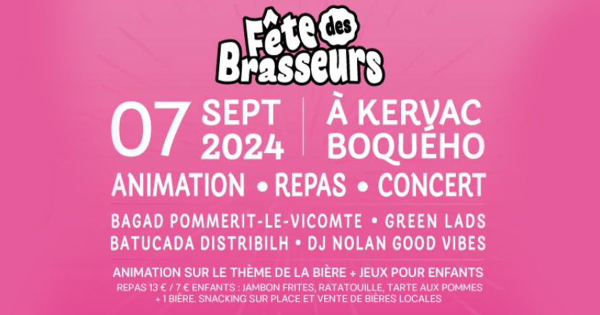 Fête des brasseurs de Boquého 2024