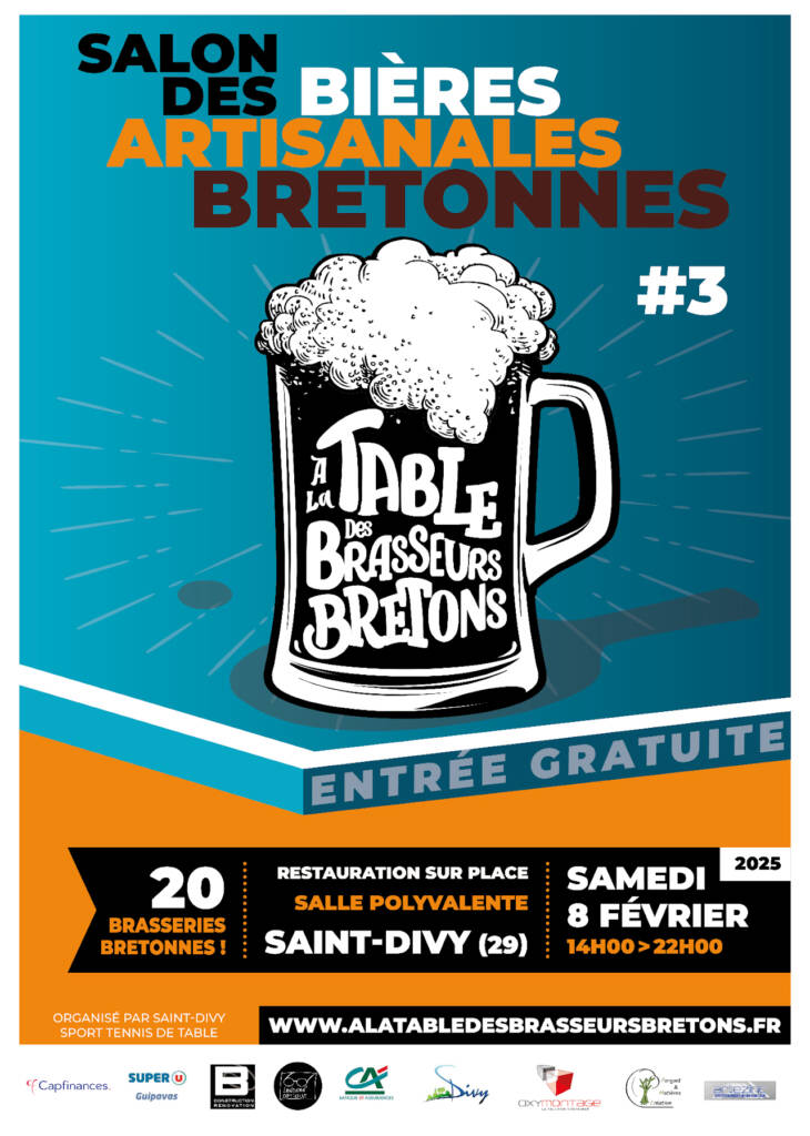 Affiche A La Table Des Brasseurs Bretons 2025