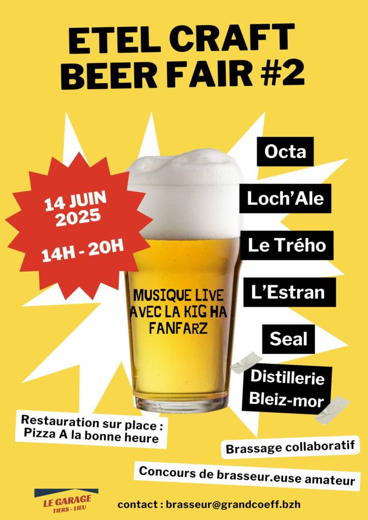 Affiche Etel Craft Beer Fair 2025