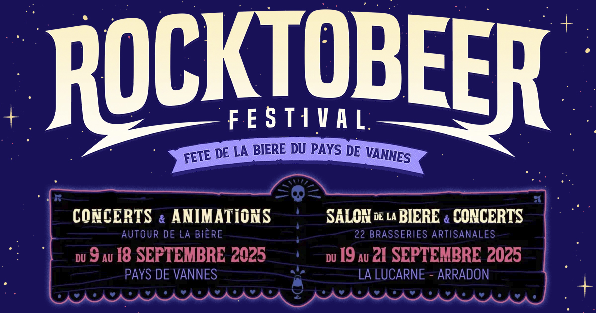 Rocktobeer Festival 2025 : bière artisanale et rock en Bretagne Sud