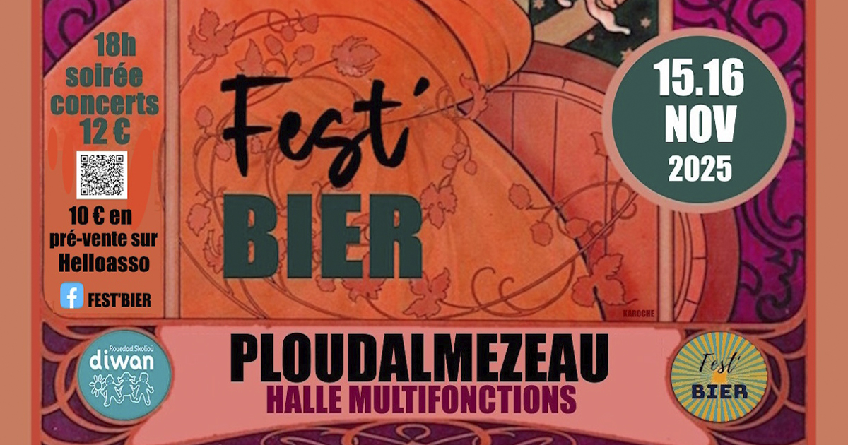 Fest’Bier 2025 à Ploudalmézeau : une 6ᵉ édition sous le signe de la convivialité
