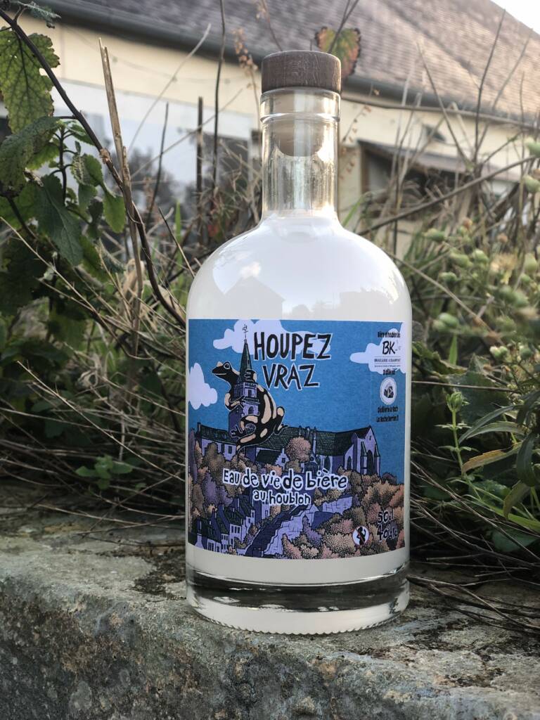 Houpez Vraz eau de vie de bière au houblon - Brasserie Kerampont - Bretagne