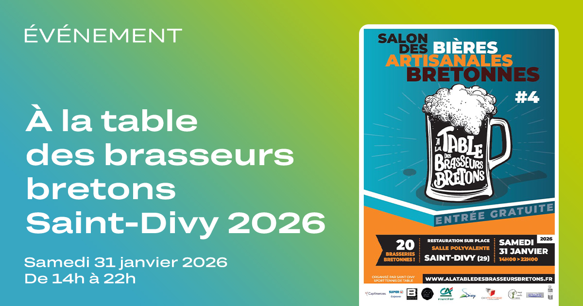 À la table des brasseurs bretons 2026 : le salon des bières artisanales bretonnes à Saint-Divy